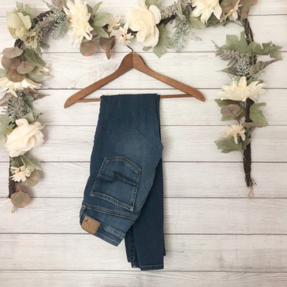 American Eagle Super Stretch Skinny Jeans sz 4R ✨ - Picture 5 of 5